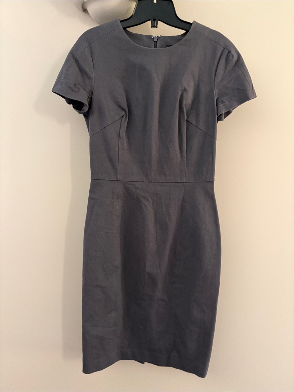 Banana Republic Short-Sleeve Dress in Charcoal